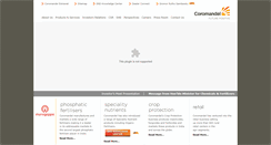 Desktop Screenshot of coromandel.biz